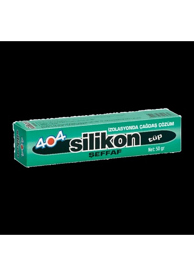 404 Tüp Silikon Şeffaf 55 Gr Diğer