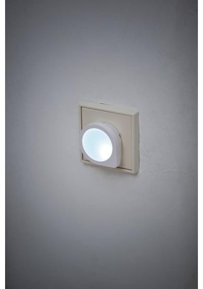 Brennenstuhl Süper LED Otomatik Gece Lambası NL 01 QS, Anahtar 1 LED 5 lümen 0,2W - 1173190010 Beyaz