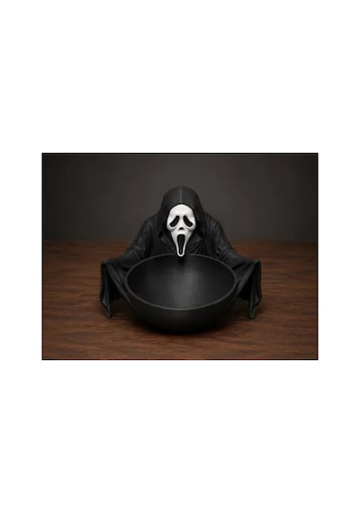 Cadılar Bayramı Şekerlik Halloween Dekoratif Şeker Çikolata Kasesi Korku Temalı Masa Dekoru Siyah Siyah
