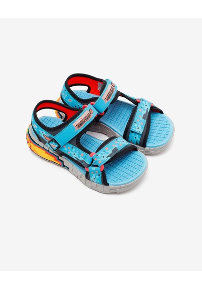 Skechers Mega-splash 4k Büyük Erkek Çocuk Mavi Sandalet 402161l Tqbk Mavi