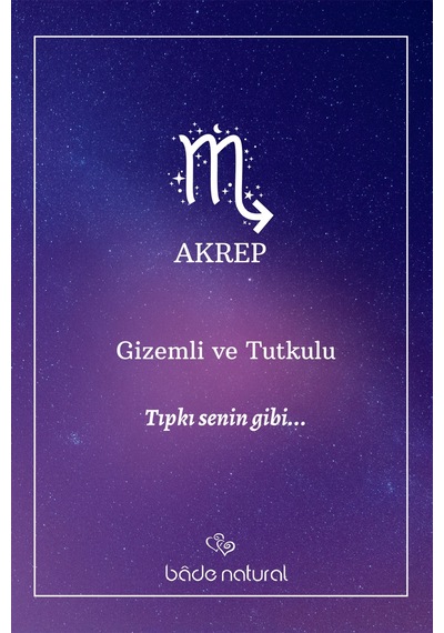 Bade Natural Akrep Burcu Aromaterapi Karışımı 10 ML