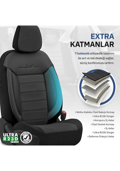 Otom Comfortline Design Premium Oto Koltuk Kılıfı - 550066790