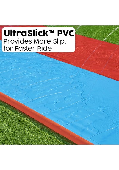 Bestway H2ogo Tsunami Splash Ramp Çift Kaydırak 488 Cm Çok Renkli