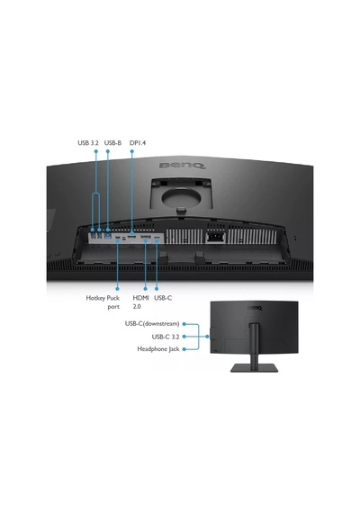 Benq 27'' Ips Designvue Pd2706u 5ms 60hz Hdmı-dp Typec Pivot Profesyonel Fotoğrafçı Ve Tasarımcı Monitörü 3840x2160