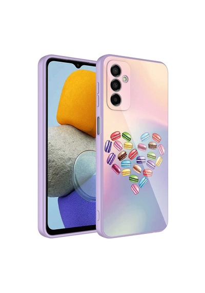 Zore Galaxy M23 Kılıf Kamera Korumalı Desenli Sert Silikon Ogaa Epoksi Kapak - No1