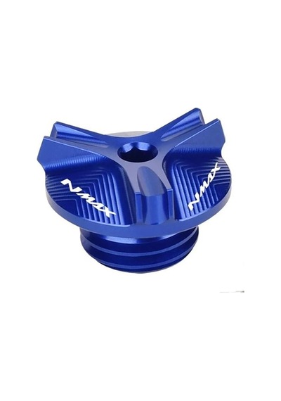 Nmax 125/155 2015-2026 Yağ Seviye Kontrol Cnc Aksesuar Kapak Mavi Renk Mavi