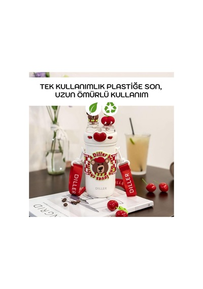 D9235 Paslanmaz Çelik Termos 520 Ml Çok Renkli
