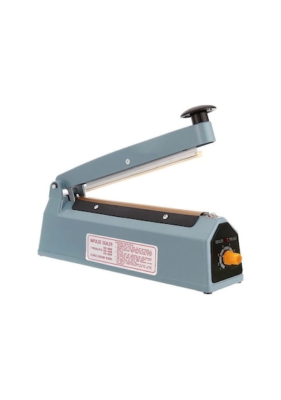 Fs-300 Metal Gövdeli Kullanımı Kolay Poşet Ağzı Kapama Yapıştırma Makinası 30cm Impulse Najmaddin