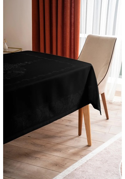 Jumbo Masa Örtüsü Su Geçirmez 160x220 Siyah Siyah
