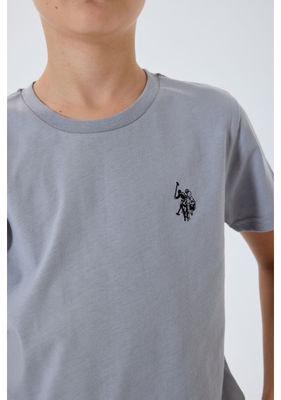U.s. Polo Assn. Erkek Çocuk Gri Bermuda Takım Us2427-c-v2 Gri