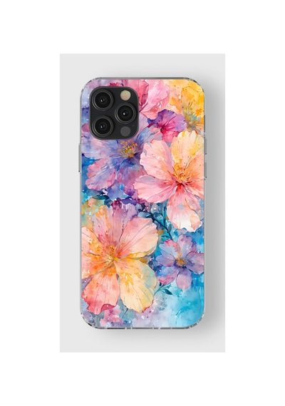 iPhone Uyumlu 12 Pro Max Desen274 Çok Renkli