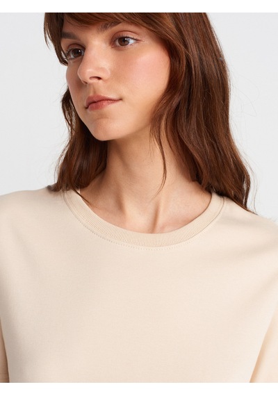Dilvin 31763 Bisiklet Yaka T-shirt-taş Taş