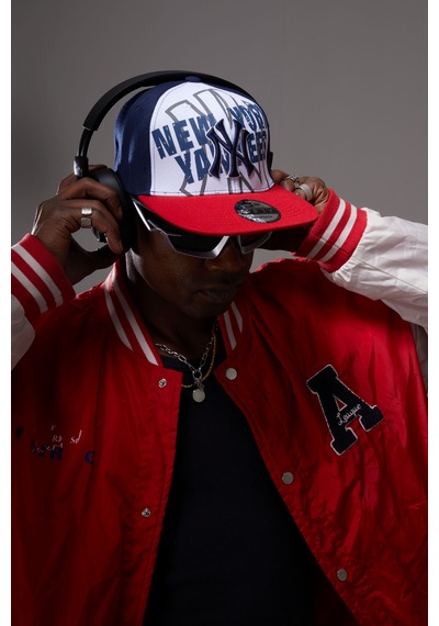 Berellini N.y. Yankees Hip-hop Şapka Özel Kolleksiyon Lacivert - Kırmızı