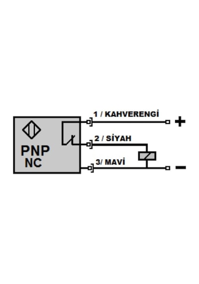 Mefa İpz-y5ya-pk ,kübik/5mm Pnp-nc Ayarlı 3-kablo İplik Sensör