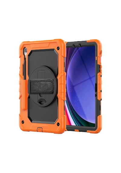 Samsung Galaxy Tab A11 Plus/a9 Plus Uyumlu 11inç Tablet Kılıf Tam Koruyucu Askılı Defender Zırh Tank Arka Kapak
