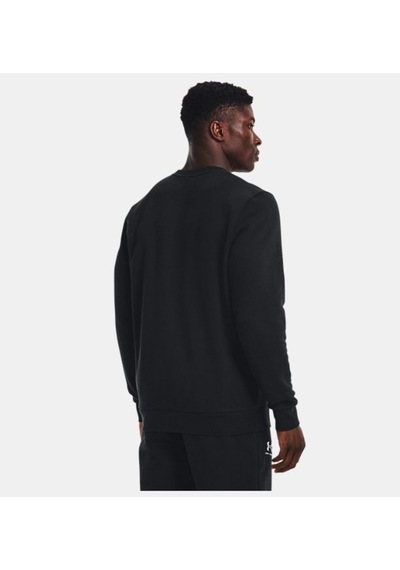 Under Armour Erkek UA Essential Fleece Bisiklet Yaka 1374250-001 Siyah