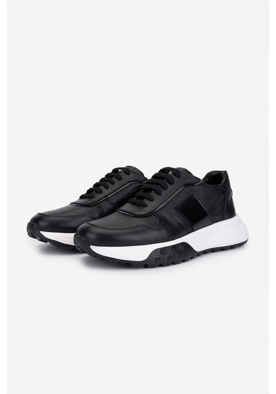 Valmenti Erkek Hakiki Deri Siyah Sneakers & Spor Ayakkabı 864 1071 Erk Ayk Sk25-26 Sıyah Siyah