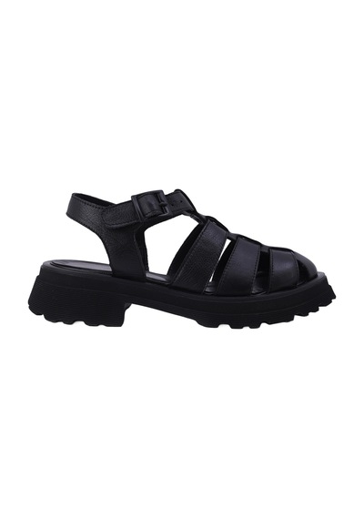 Albini Alb26101286 Kadın Düz Sandalet Siyah 37