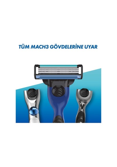 Gillette Mach3 Start Yedek Tıraş Bıçağı 10 Adet
