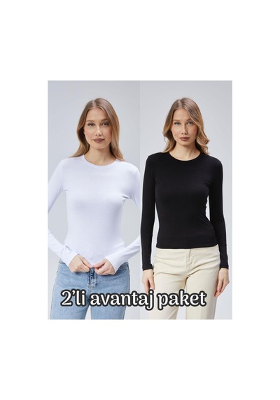 Virago 2'li Soft Cotton Yuvarlak Yaka Uzun Kol Bluz/body 1 Siyah 1 Beyaz Siyah Beyaz - 687138395 Siyah Beyaz - 687138395 Siyah Beyaz Virago 2'li Soft Cotton Yuvarlak Yaka Uzun Kol Bluz/body 1 Siyah 1 Beyaz Siyah Beyaz - 687138395 Siyah Beyaz - 687138395 Siyah Beyaz