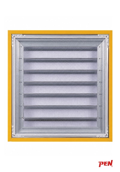 Alüminyum Banyo Wc Havalandırma Menfezi 36x36 Eloksallı Seri