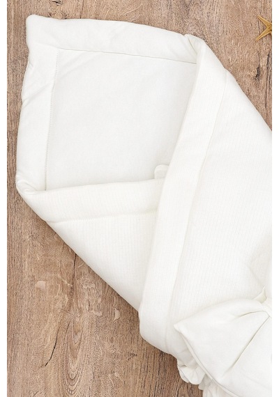 Kız Erkek Bebek Unisex Lüks Kundak Battaniye Stl6752 Beyaz - Fuşya
