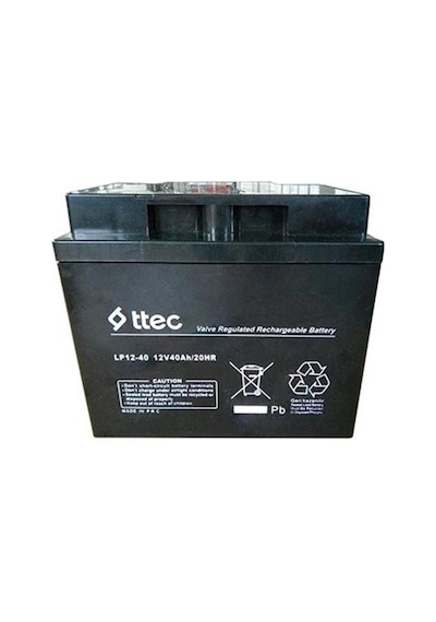 Ttec 12v 40ah Bakımsız Kuru Akü