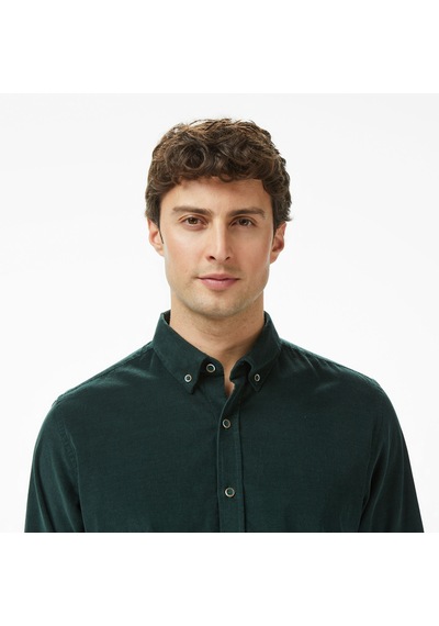 Nautica Erkek Yeşil Classic Fit Gömlek Düz W57424t Yeşil