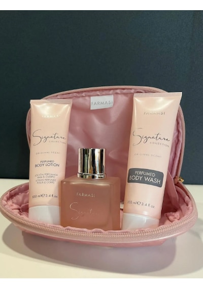 Farmasi Sıgnature Çanta Seti EDP Parfüm 50 ML + Body Wash 100 ML + Body Lotion 100 ML