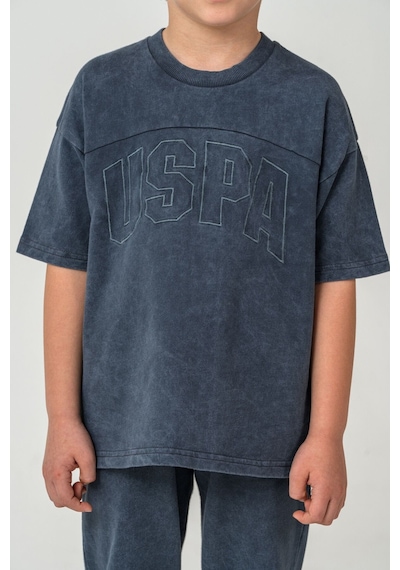 U.s. Polo Assn. Erkek Çocuk Gri Bermuda Takım Us2437-c-v3 Gri