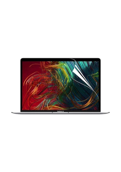 Apple Uyumlu MacBook 13.6' Air 2022 M2 Çip A2681 Ekran Koruyucu Ultra Ince Esnek Kırılmaz Cam Tam