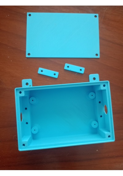 Elektronik Proje Kutusu 112 72 37 Mm 3 Renk Beyaz Siyah Mavi