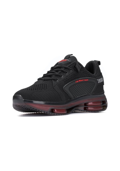 Erkek Günlük Sneaker Siyah Kırmızı-bull025 Siyah - Kırmızı
