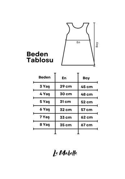 Le Mabelle Beyaz Etek Ucu Tüllü Pullu Kız Çocuk Elbise - Evie Beyaz
