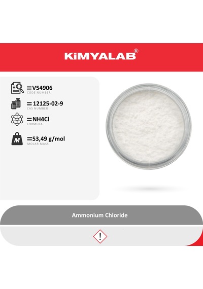 Kimyalab Amonyum Klorür 500g - Ammonium Chloride - Extra Pure