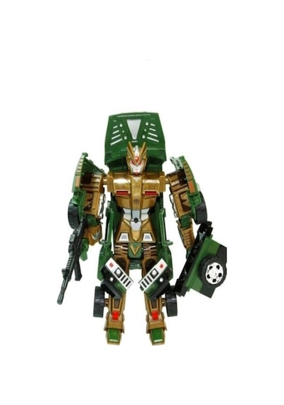 Transformers Conversion Dönüşebilen Robot Araba Yeşil