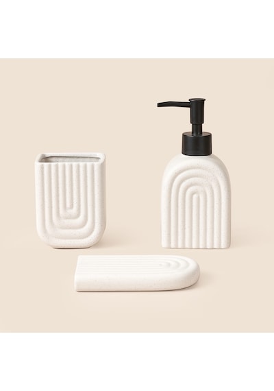 Rory Pure 3'lü Banyo Seti - Beyaz Çok Renkli