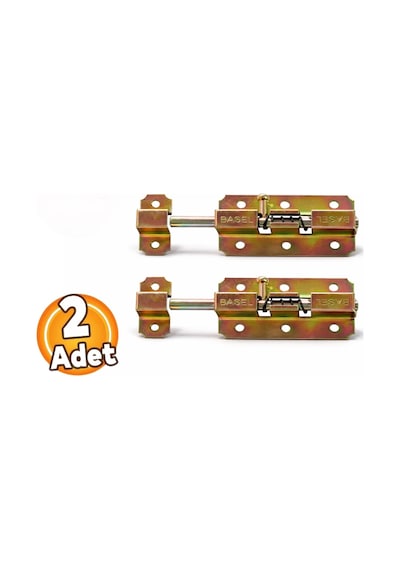 Yaylı Sürgü 45 X 65 Mm Yaylı Sürgü Küçük 2 Adet Bronz