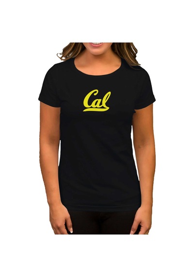 University of California Siyah Kadın Tişört Siyah