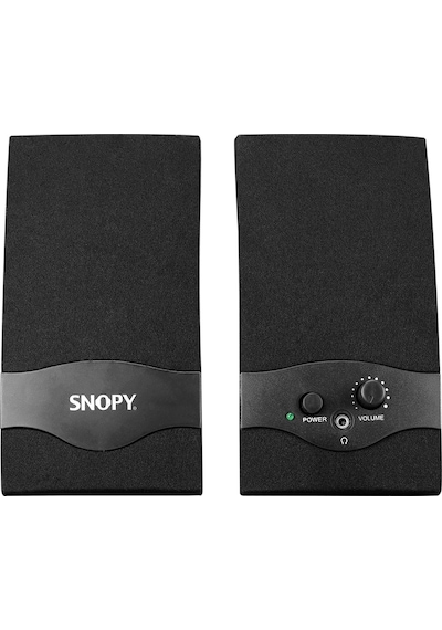 Snopy Sn-84, 4w, 1+1, Masa Üstü, Usb, Speaker Siyah
