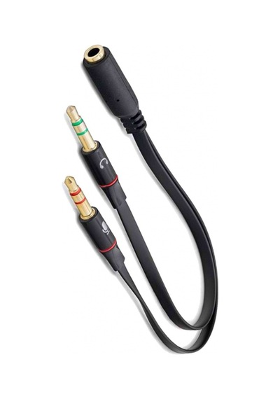 Hadron Hn4611 Slim Mikrofon Kulaklık Ayırıcı Kablo  20Cm