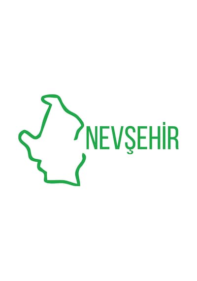 Nevşehir Harita Araba Sticker 17x17 Cm Yeşil