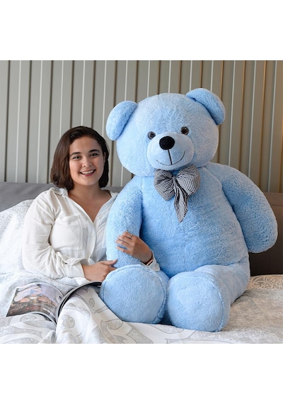 160 Cm Dev Pelüş Papyonlu Ayı,yumuşak Ve Sevimli Büyük Boy Oyuncak Ayı,sarılmalık Ayı,papyonlu