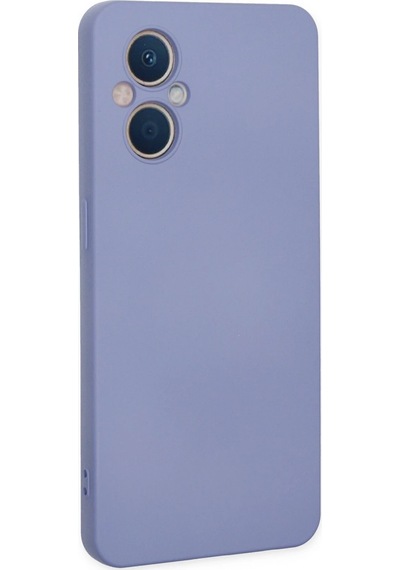 Ilkeshop Newface Oppo Reno 7 Lite Kılıf Nano İçi Kadife Silikon - Lila LİLA