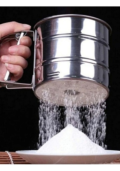 Un Eleği, Paslanmaz, Çok Pratik, Kullanışlı, Metal, Hazneli, Un Eleme Aparatı Diğer