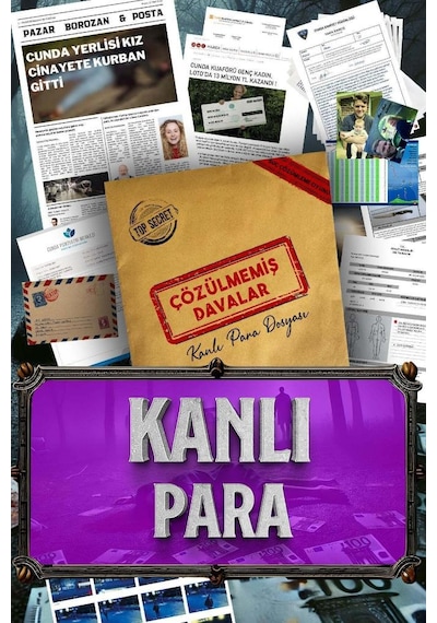 Çözülmemiş Davalar Dedektif Oyunu Kanlı Para Cinayet Çözme Oyunu Dedektiflik Kutu Oyunu Katil Kim Dava Çözme Oyunu