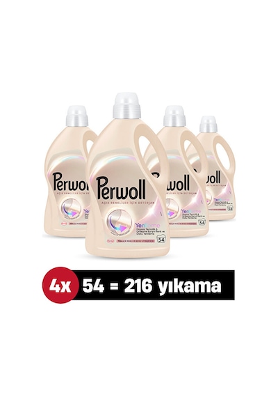 Perwoll Açık Renkliler Hassas Sıvı Çamaşır Deterjanı 2.97l 4'lü S 2950 ML