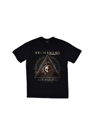 Arch Enemy Baskılı Unisex %100 Pamuk Siyah T-shirt SIYAH
