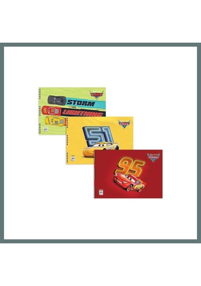 Bezos K.color 25x35 15yp Cars Sprl Resim Defteri Ventra