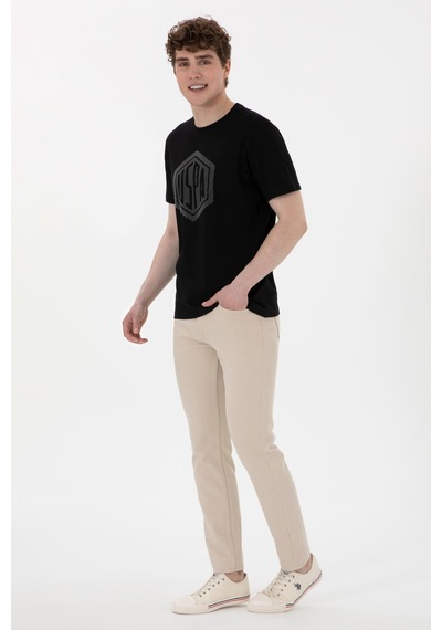 U.S. Polo Assn. Us. Polo Assn. Erkek Tişört 50300382-vr046 SIYAH